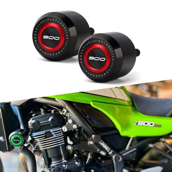 Modeer Kompatibel mit Kawasaki Z900 Z900SE 2017-2023 Motorradrahmen Antikollisions-Fallschutz Slider