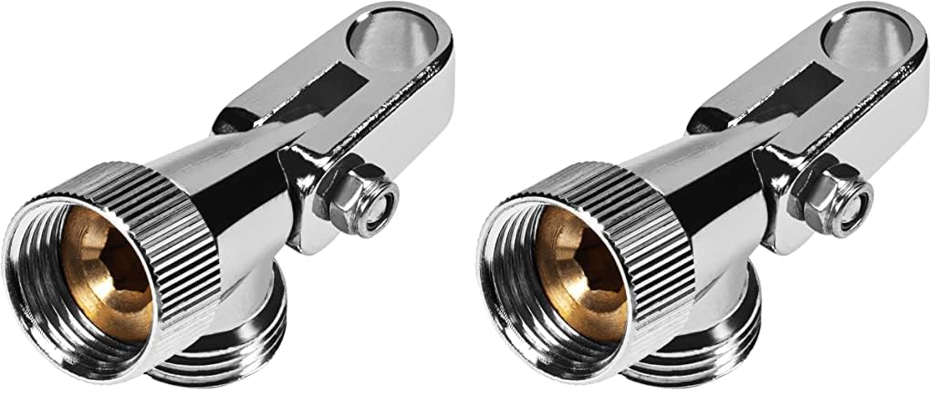 Cornat Brausegelenkstück Zinkdruckguss - chromfarbig - 2 Dichtungen - Anschluss für Handbrause 1/2"