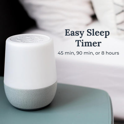 Yogasleep Duet White Noise Machine with Night Light & Wireless Speaker Sound Machine for Travel, Off