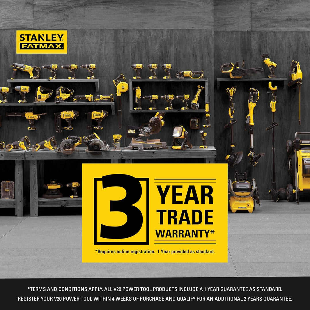 Stanley FatMax 18V Akku-Pendelhub-Stichsäge SFMCS600B (zwei Pendelhubstufen, variable Hubzahl, werkz