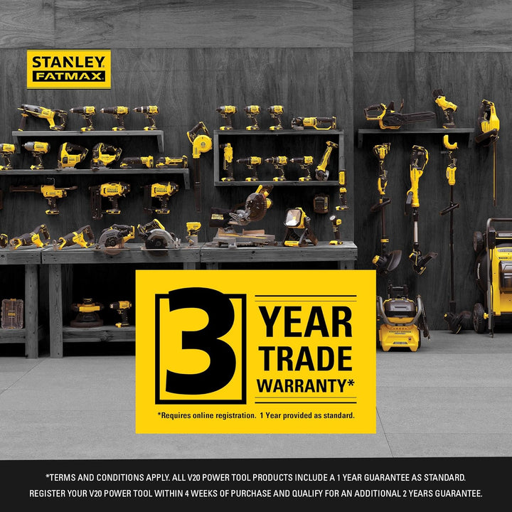 Stanley FatMax 18V Akku-Pendelhub-Stichsäge SFMCS600B (zwei Pendelhubstufen, variable Hubzahl, werkz