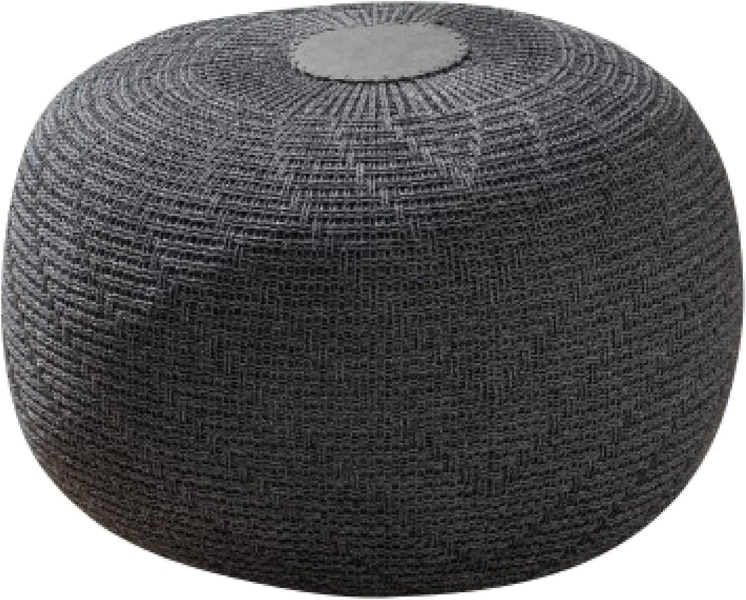 ENGLISH HOME Pouf Hocker, Rund Sitzpouf, Sitzhocker, Sitzpuff, Fusshocker, Strick Puff Hocker für Wo
