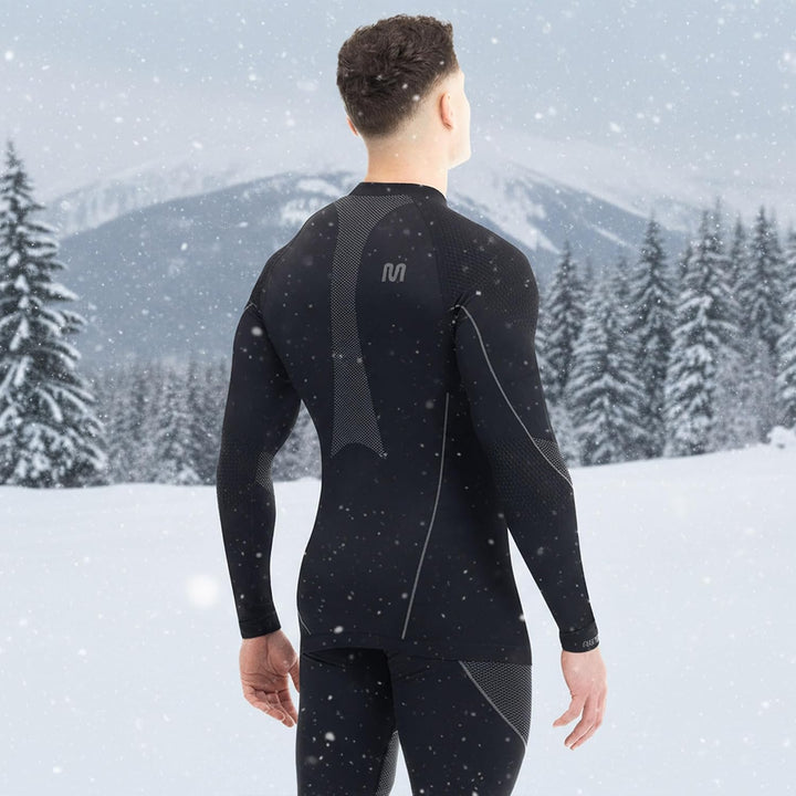 meteor® Thermounterwäsche Herren Funktionswäsche Atmungsaktiv Set Thermoaktiv unterwäsche Thermounte