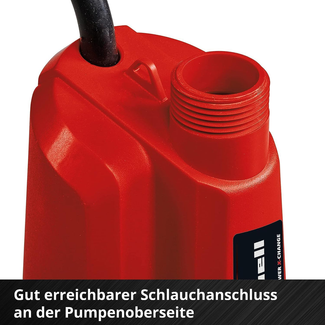 Einhell Akku-Tauchdruck/Regenfasspumpe GE-PP 18 RB Li-Solo Power X-Change (Lithium-Ionen, Förderdruc