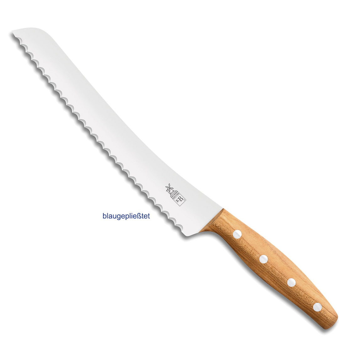 Windmühlenmesser Brotmesser BEIDHÄNDER 23cm K-B2 Marille