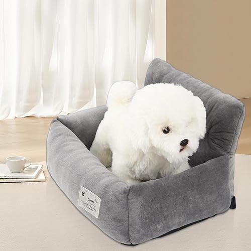 Hundesitz - Hunde Autositz Für Kleine/Mittlere Hunde - Autositz Hund Rückbank, Hundebett Auto, Komfo