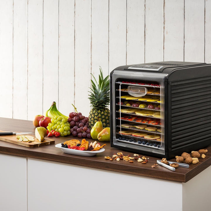 Klarstein Dörrautomat, Dörrgerät, Food Dehydrator, Dörrautomat aus Metall, Dehydrator Food Dryer, 9