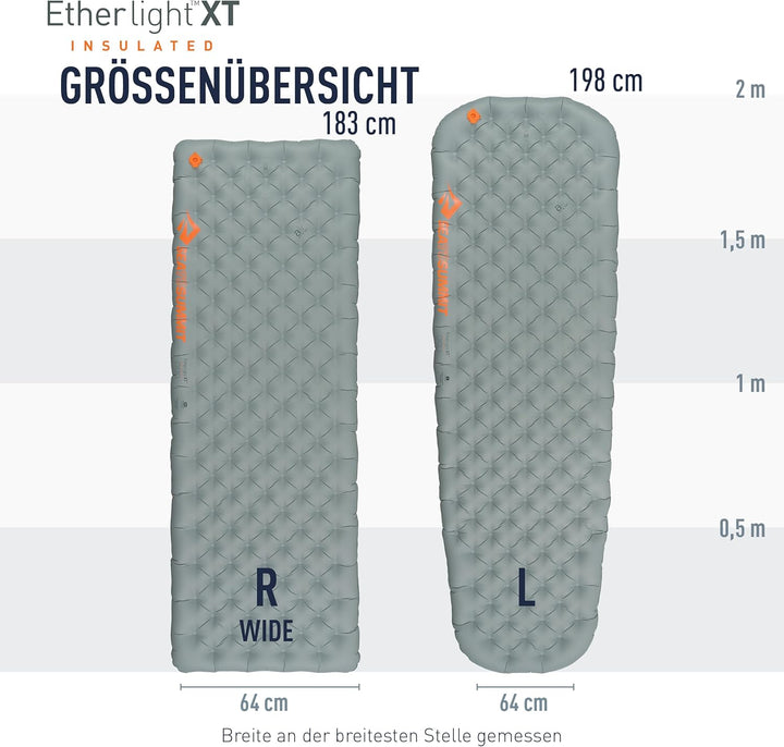 Sea to Summit - Ether Light XT Extreme Insulated Air Isomatte Large - Schlafmatte Für Frauen - Therm