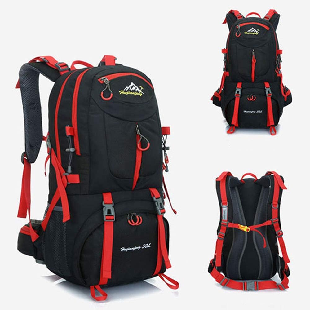 BOZEVON Outdoor Trekkingrucksacke - Reiserucksack Wanderrucksack Sport Radfahren Klettern Rucksack H