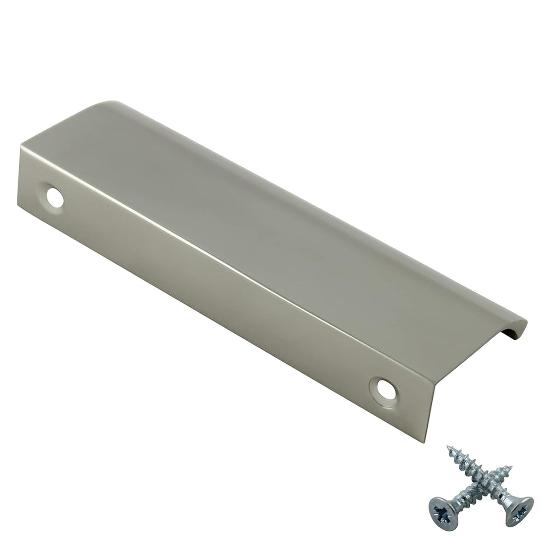 M4TEC Verdeckte Fingerzug-Griffe aus Metall Kantendesign Moderne Küchentürgriffe Schrankzuggriffe Sc