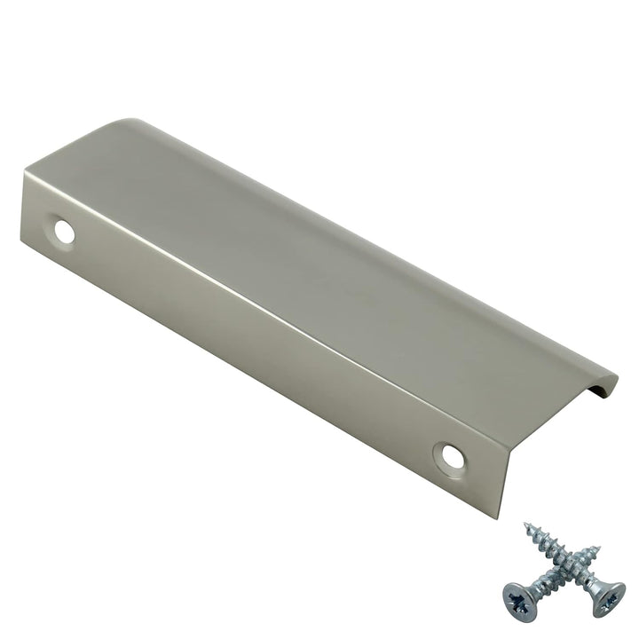 M4TEC Verdeckte Fingerzug-Griffe aus Metall Kantendesign Moderne Küchentürgriffe Schrankzuggriffe Sc