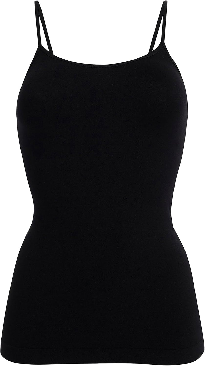 UnsichtBra 3er Pack Damen Shape Unterhemden | Spaghettiträger Basic Top Unterhemd | Mikrofaser Spagh