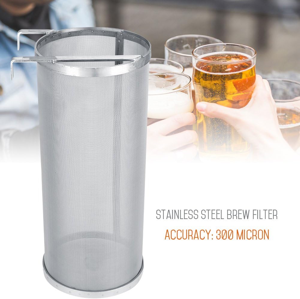 Bierfilter Set aus Edelstahl Filtration Bier Homebrew Wein Bier Stange Werkzeug Filter für Hauben Bi