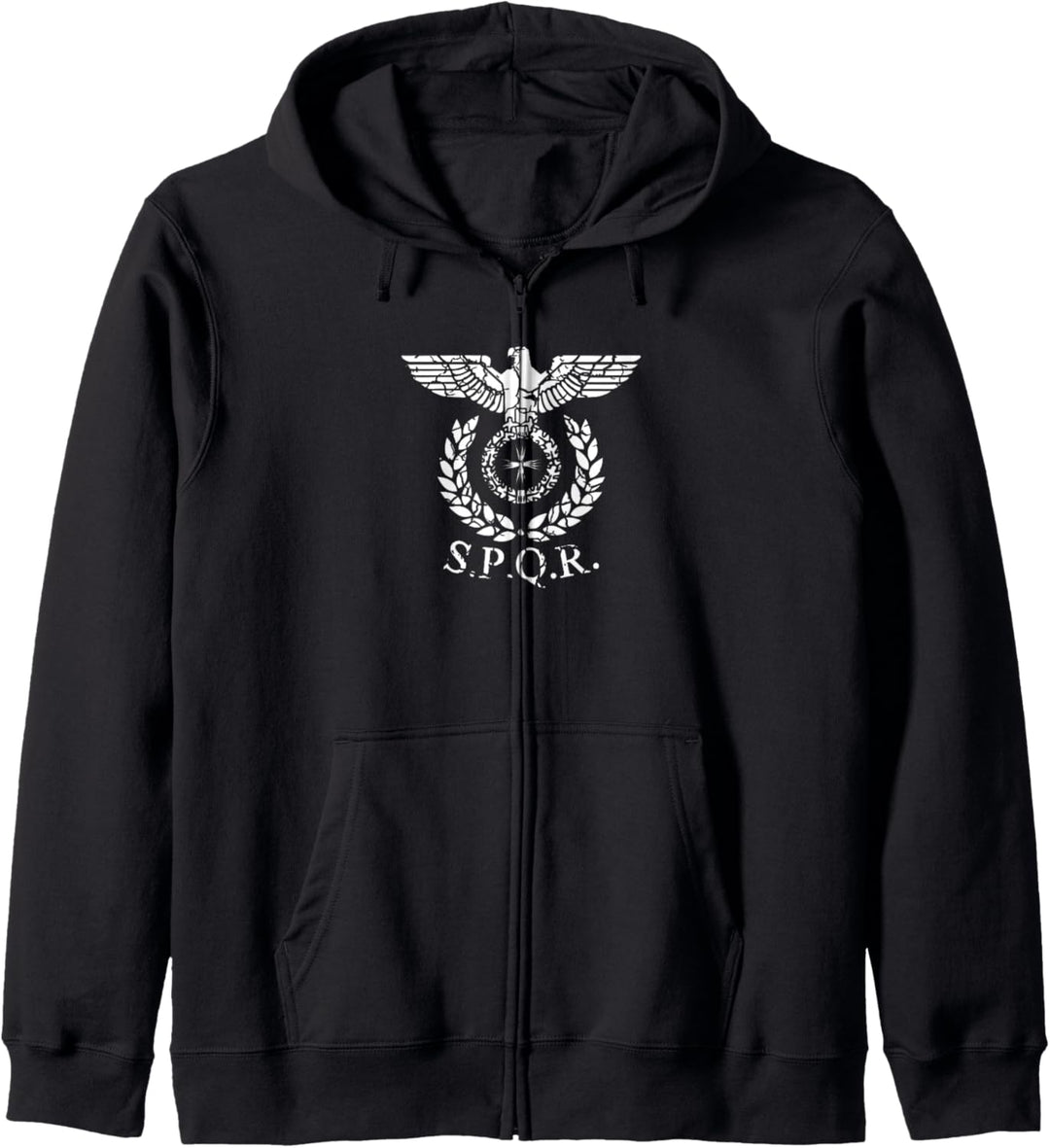 SPQR Adler Standard Emblem des römischen Reiches Kapuzenjacke