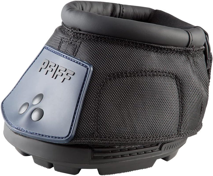 Pfiff 102855 Pferde Hufschuh Behandlungsschuh, 1 Stück, Schwarz-Blau Gr. 3 1 Stück 3, 1 Stück 3
