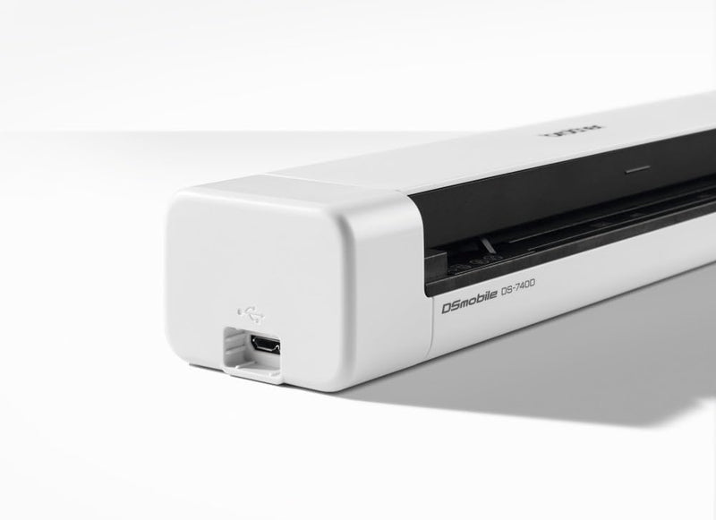 Brother DS-740 Mobiler Scanner | A4 | Vorder- und Rückseite | USB-Netzteil | 15 ppm | Farbe | Schwar