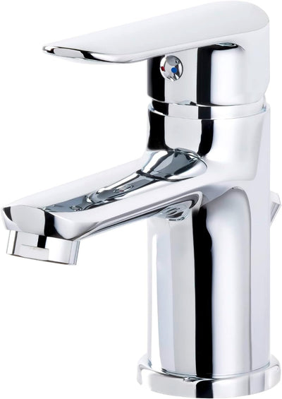 'aquaSu® Waschtischarmatur Fera, mit Wasserspar-Mischdüse, Excentergarnitur, Keramikkartusche, Stand