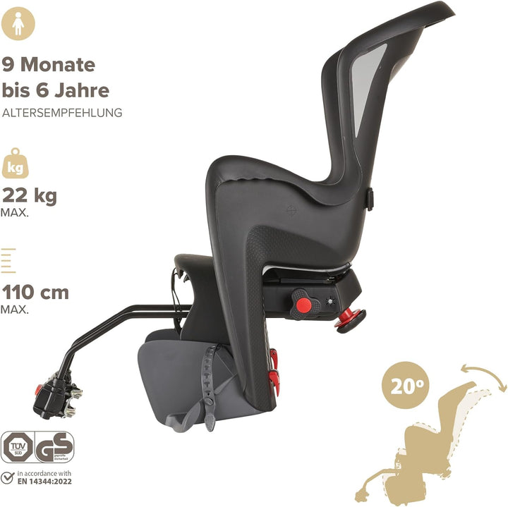 Polisport Kinder Bilby Sitz – Grau Schwarz, Schwarz