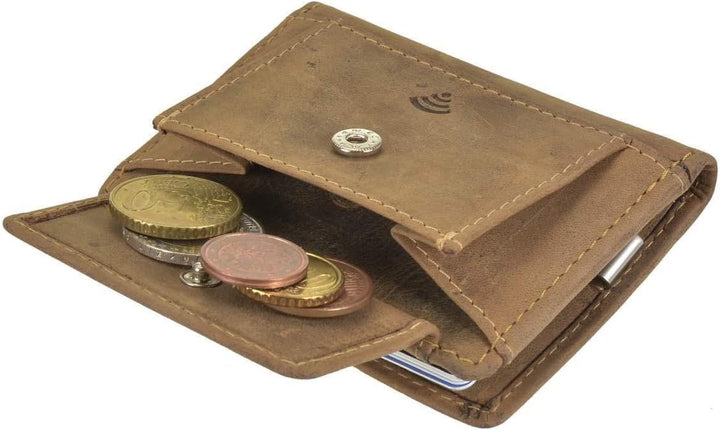 Greenburry Vintage Geldbörse RFID Leder 7 cm