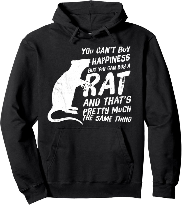 Funny Rat Shirt for Rat Lovers and Rat Owners Pullover Hoodie
