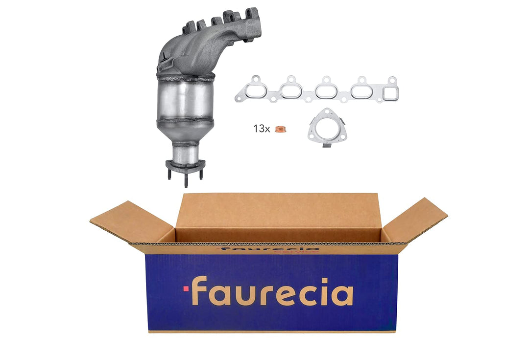 HELLA 8LF 366 055-231 Krümmerkatalysator - Easy2Fit Kit - Euro 4 - einteilig - Set mit Anbauteilen