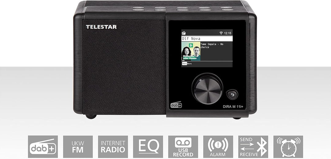Telestar DIRA M 11i + - DAB+ Digitalradio & Internetradio (UKW/FM/DAB/DAB+ / Internet, WLAN, Mono Ra