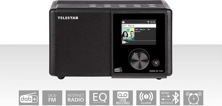 Telestar DIRA M 11i + - DAB+ Digitalradio & Internetradio (UKW/FM/DAB/DAB+ / Internet, WLAN, Mono Ra