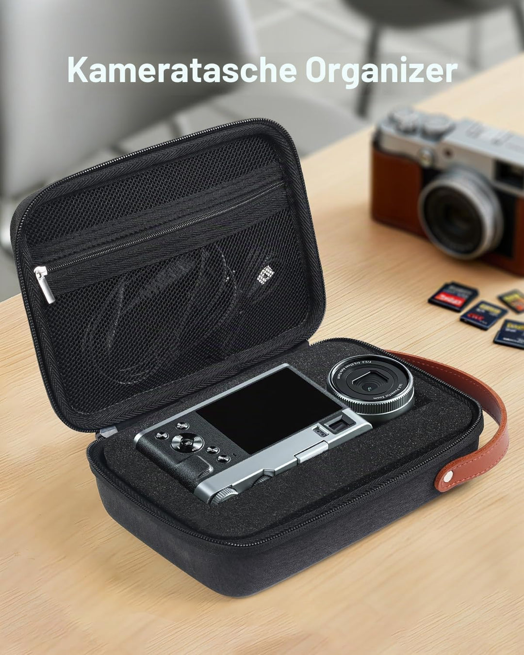 Luxtude Harte EVA-Hülle mit Schaumstoff, stossfeste EVA-Organizer-Tasche, Reise-Tragetaschen für Dro