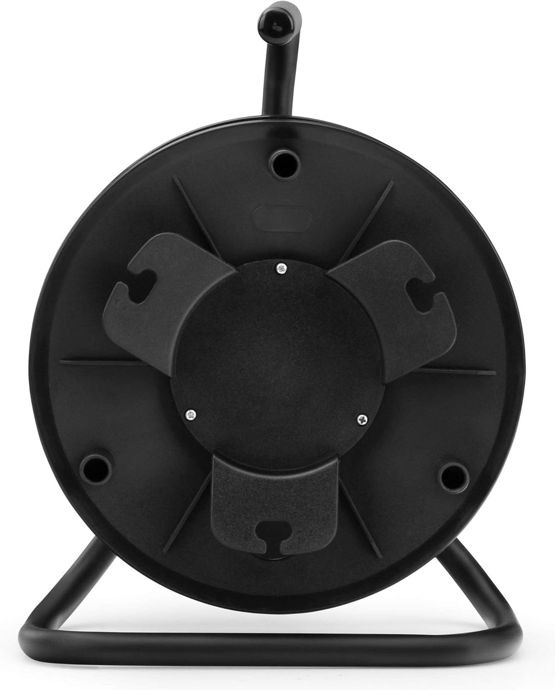 10x Pronomic KT-100 Kabeltrommel leer (Leertrommel für Kabel, Draht, Seil, Schlauch usw.) schwarz