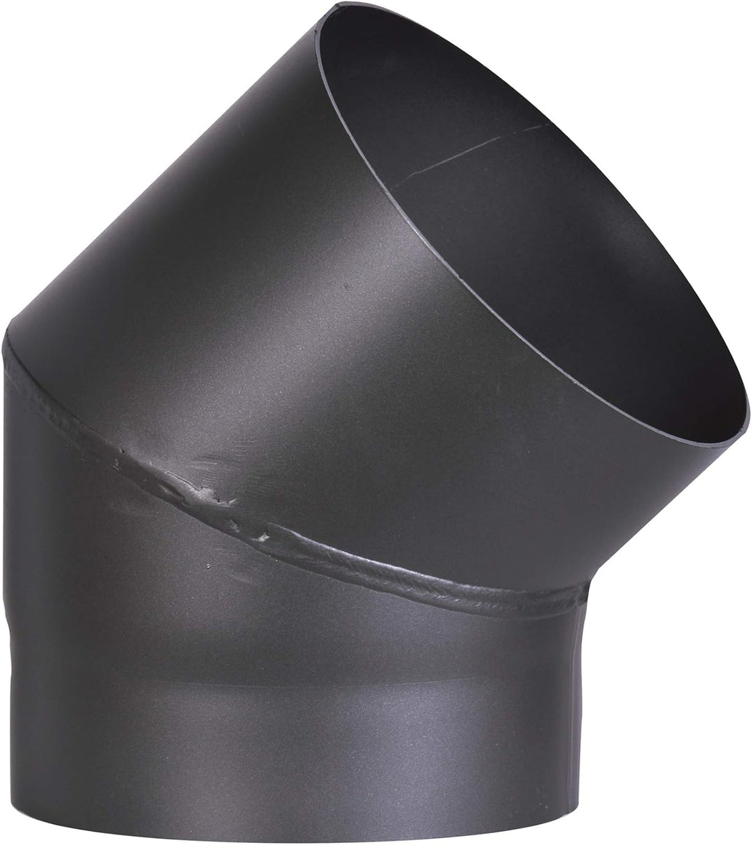 FIREFIX R180/B4O Ofenrohrbogen aus 2 mm starken Stahl (Rauchrohr) in 180 mm Durchmesser, für Kaminöf