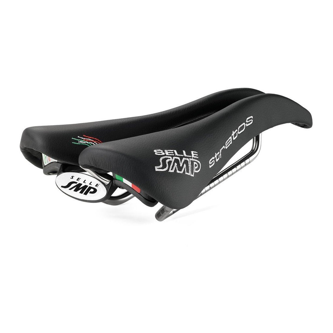 SMP Herren Stratos fahrradsattel Schwarz, Schwarz
