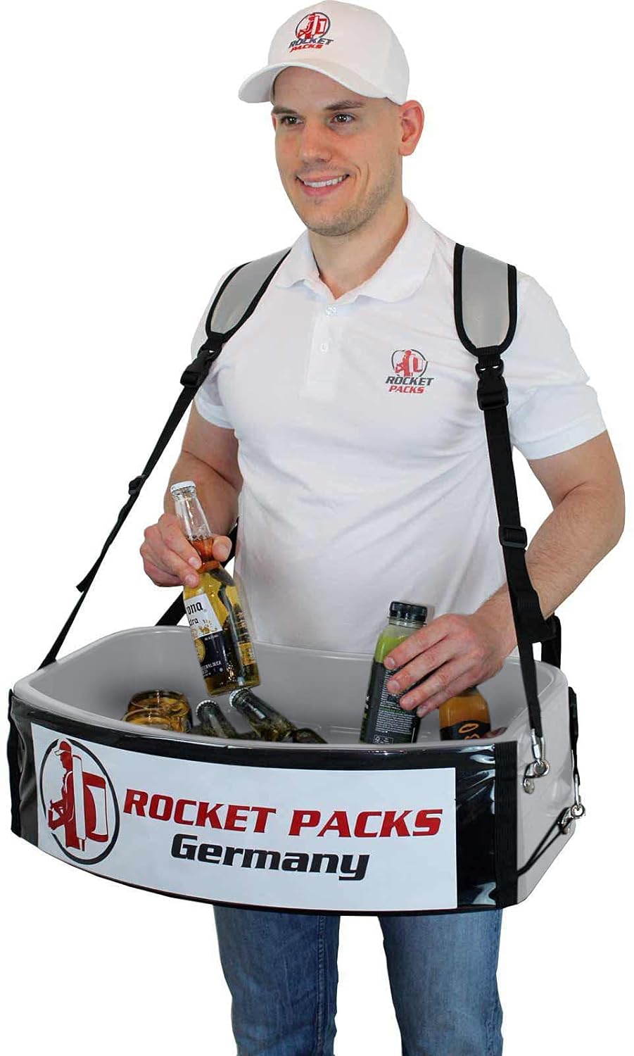 Vendor Bauchladen 28 Liter Verkaufs Bauchladen für Getränke Snacks Promotion Catering