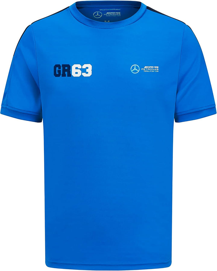 MERCEDES AMG PETRONAS Formula One Team - George Russell Sport-T-Shirt XS Blau, XS Blau