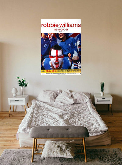 Robbie Williams - New Order, Köln 2001 » Konzertplakat/Premium Poster | Live Konzert Veranstaltung |