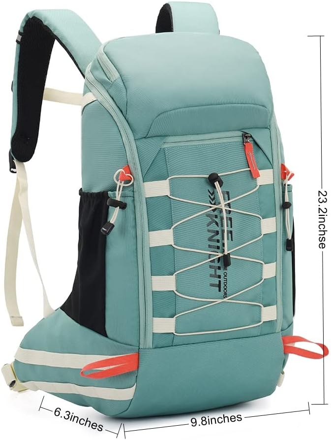 Bseash 40L Leichter wasserdichter Wanderrucksack mit Regenschutz, Outdoor Sport Reise Tagesrucksack