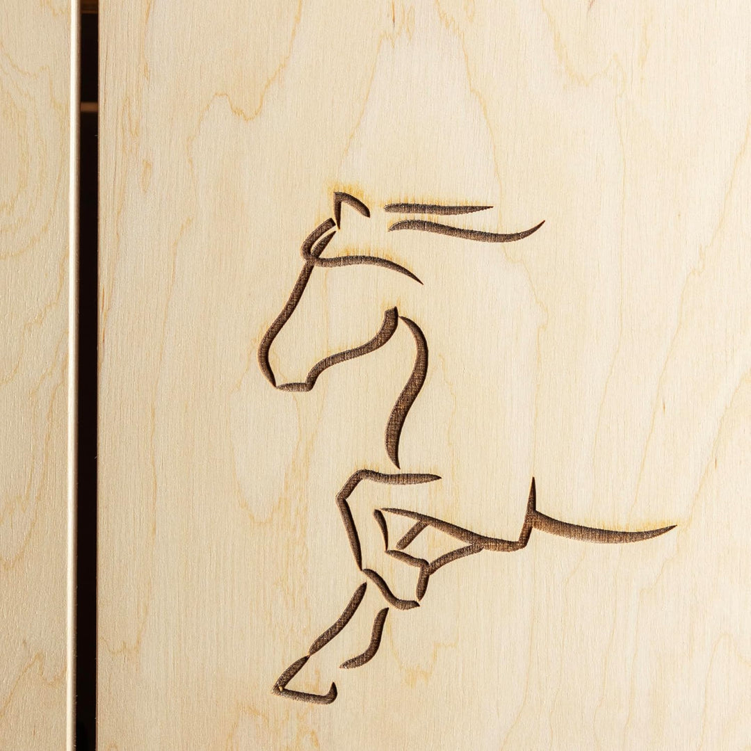 SKIPPI Hobby Horse Stall für 2 Pferde, Hobby Horse Zubehör