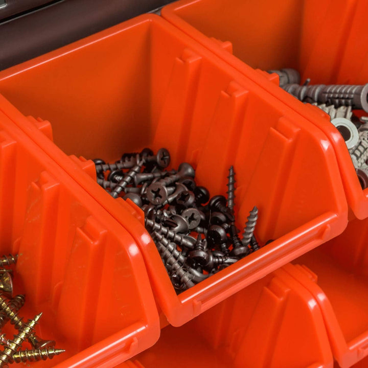 botle 100 x Stapelboxen Werkstatt Garage Sichtlagerboxen Sichtlagerkästen Stapelkisten Sortierboxen