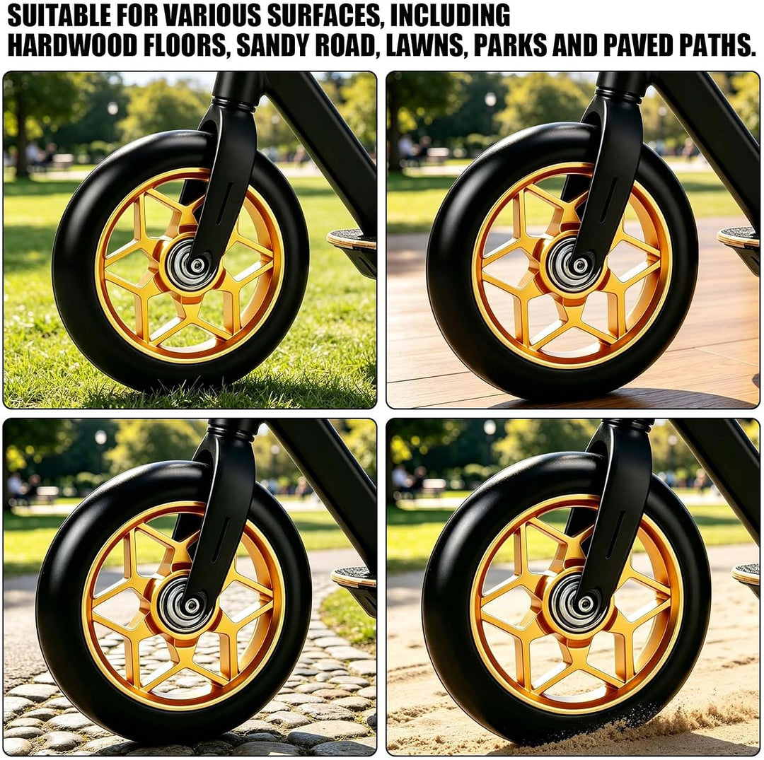 Stunt Scooter Rollen 110mm 2 Stück Scooter Ersatzräder, Scooter Räder Ersatzräder 88A Vollreifen mit