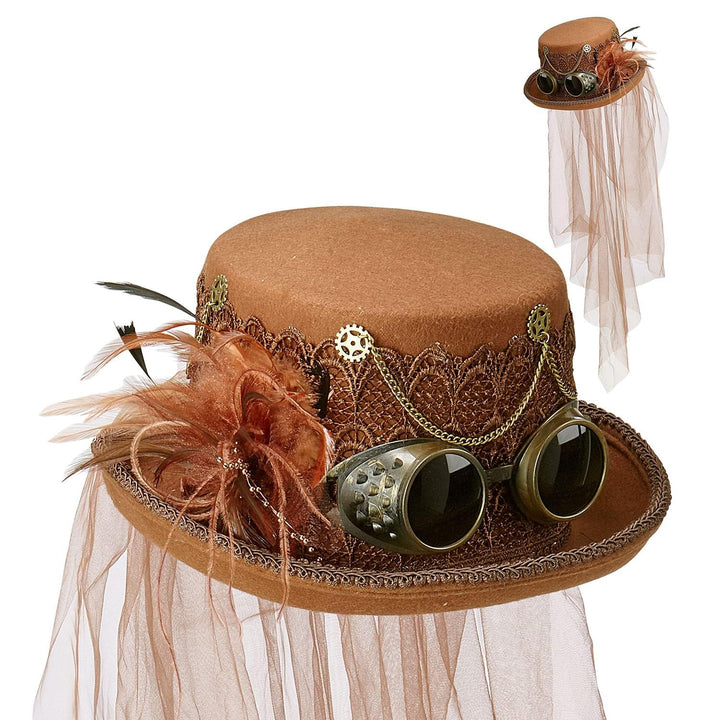 felt "STEAMPUNK TOP HAT"