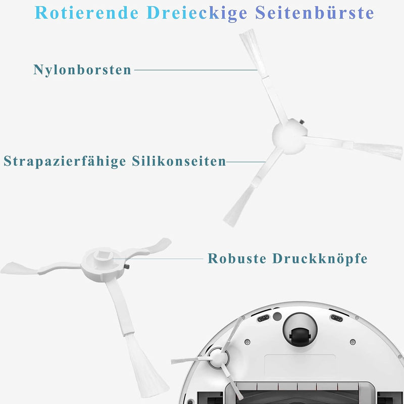 Bibemorol 19 Stück Zubehör Ersatzteil Kompatibel mit Dreame L10s / L10 Ultra / L10 Prime Staubsauger