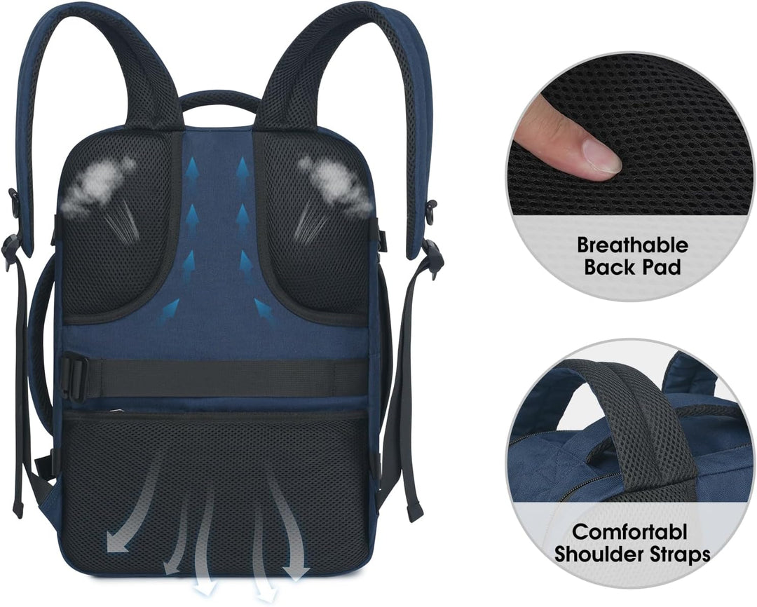 WANDF Handgepäck Rucksack 55x40x20cm / 45x36x20cm für Easyjet Airlines, Untersitz-Reise-Handgepäck-T