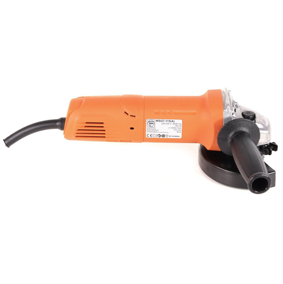 FEIN 72219860000 Winkelschleifer Compact WSG 7-115 (Nennaufnahme: 760W), Orange, WSG 7-115