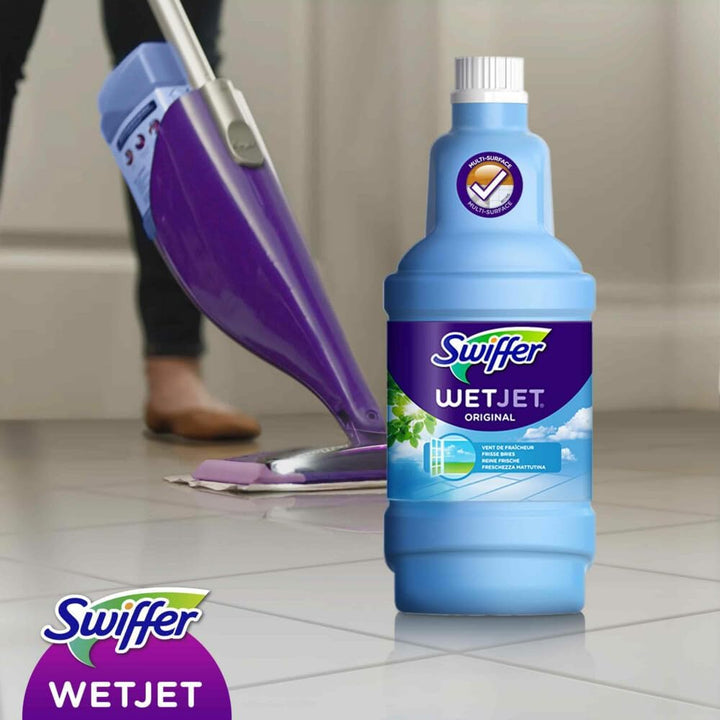 Swiffer Wetjet Lösung Nettoyante für Besen Spray, 4er Pack (4 x 1,25 l) 1.25 l (4er Pack), 1.25 l (4
