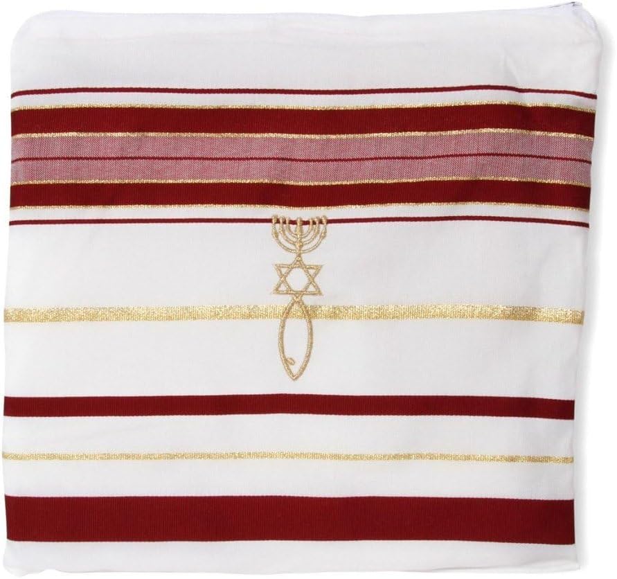 Männer Frauen Messianischer Tallit Gebetsschal Jüdischer Christlicher Tallit Gebetsschal Israel Wrap