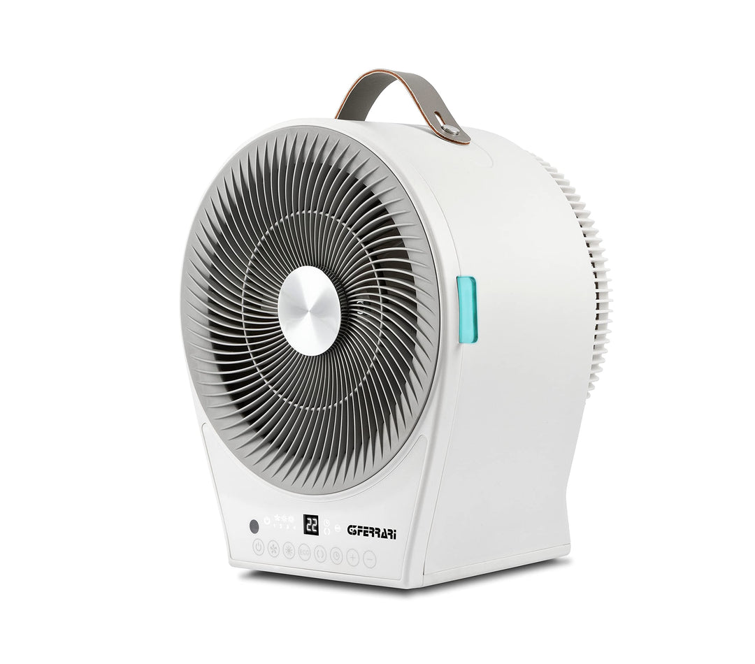 G3 Ferrari G60024 Ventilator, warm-kühl, 2000 W, 24 Stunden, 4 Jahreszeiten, Weiss