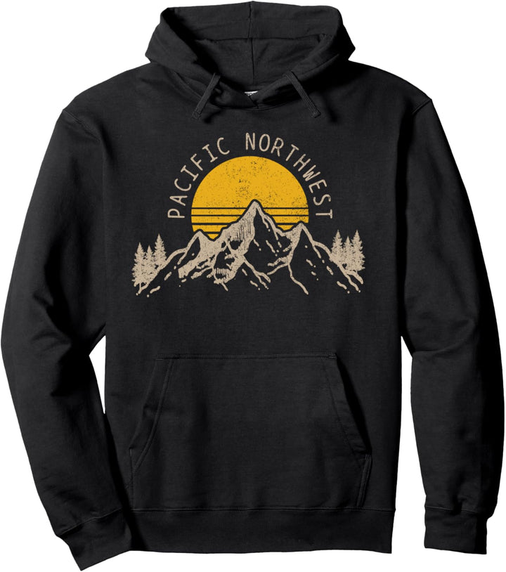 Pacific Northwest PNW Oregon Washington USA Amerika Souvenir Pullover Hoodie