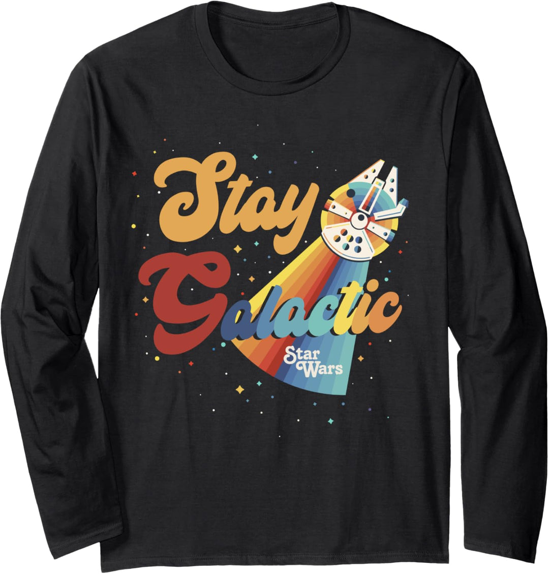 Star Wars Millennium Falcon Stay Galactic Langarmshirt