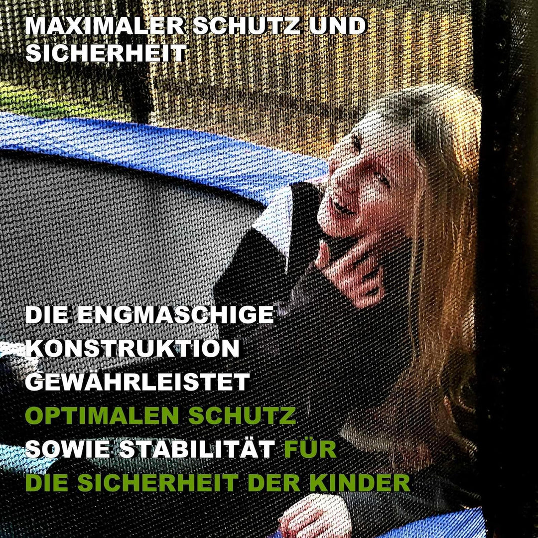 Baunsal® Trampolin Sicherheitsnetz Ø 183 185 244 250 275 277 300 305 335 337 366 370 396 400 427 430