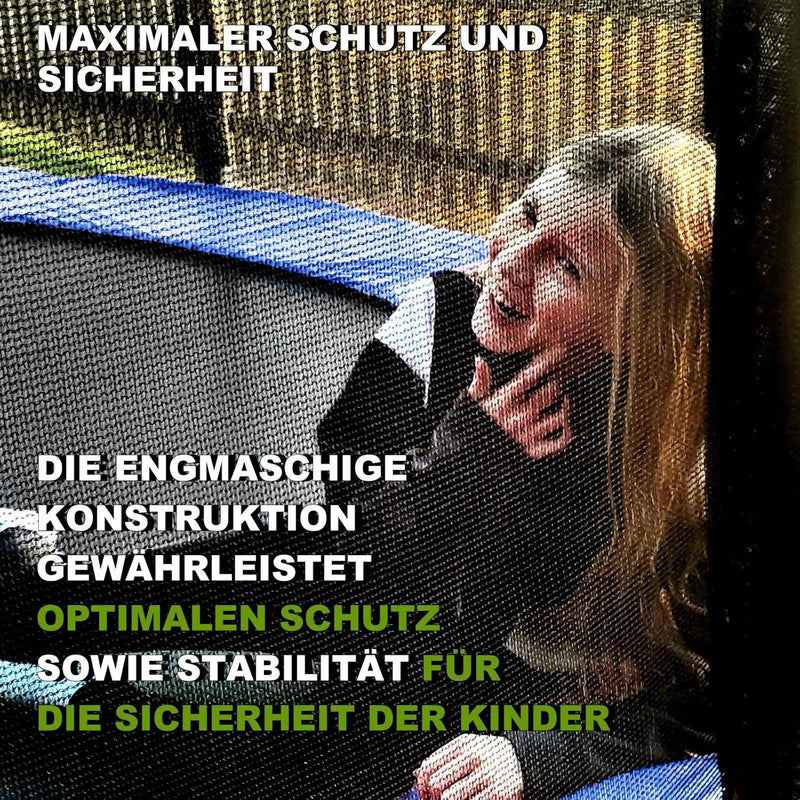 Baunsal® Trampolin Sicherheitsnetz Ø 183 185 244 250 275 277 300 305 366 370 335 337 396 400 427 430