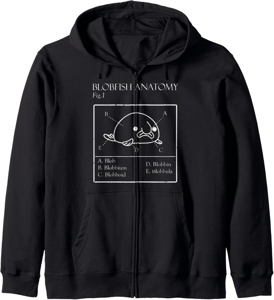 Blobby the Blobfish - Official (Blobatomy) Kapuzenjacke